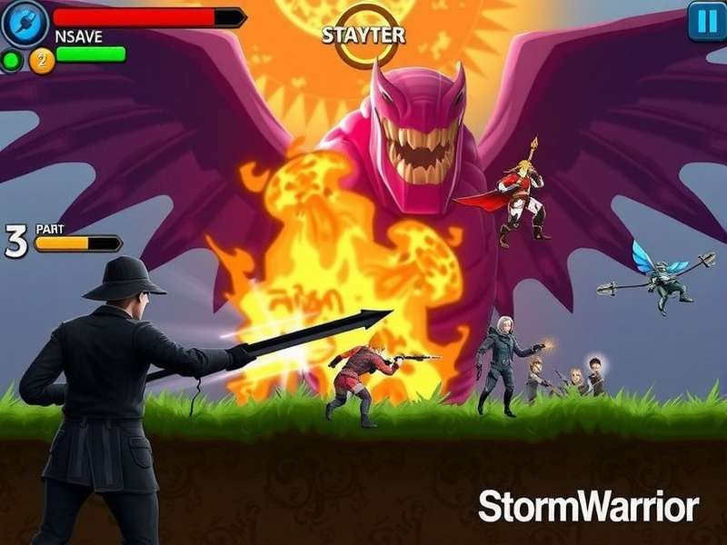 Storm Warrior Gameplay Screenshot
